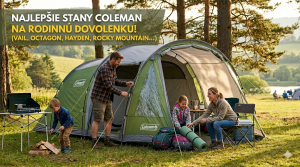 Rodinn� stanova�ka v pr�rode �i v kempe s Coleman!