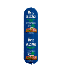 Brit Sausage Turkey & Peas 800g