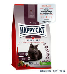 Happy Cat Sterilised Adult Voralpen-Rind 1,3 kg