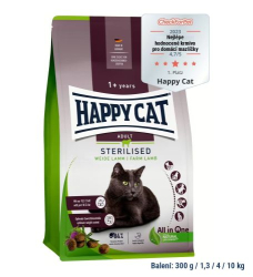 Happy Cat Sterilised Adult Weide-Lamm 1,3 kg